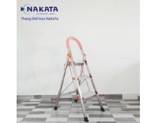 Thang Ghế Tay Vịn Inox Màu Cam Nakata VN103B