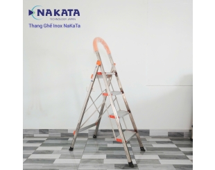 Thang Ghế Tay Vịn Inox Màu Cam Nakata VN104B