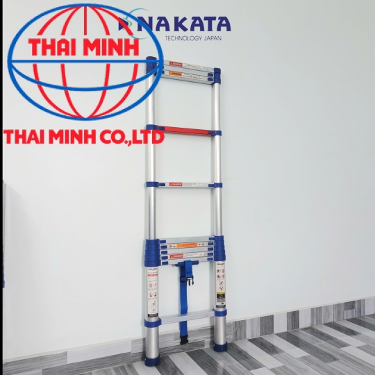 Thang Nhôm Rút Đơn Đai Xanh Nakata TYB611