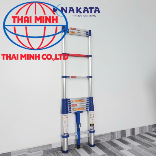 Thang Nhôm Rút Đơn Đai Xanh Nakata TYB612