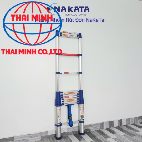 Thang Nhôm Rút Đơn Đai Xanh Nakata TYB613