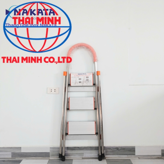 Thang Ghế Tay Vịn Inox Màu Cam Nakata VN103B