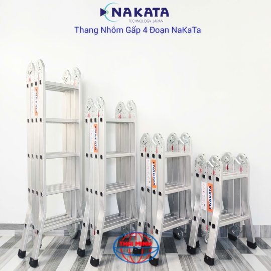 Thang Gấp 4 Khúc Chữ M Nakata VN-402